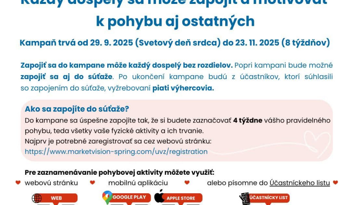 Fotka - Vyzvi srdce k pohybu