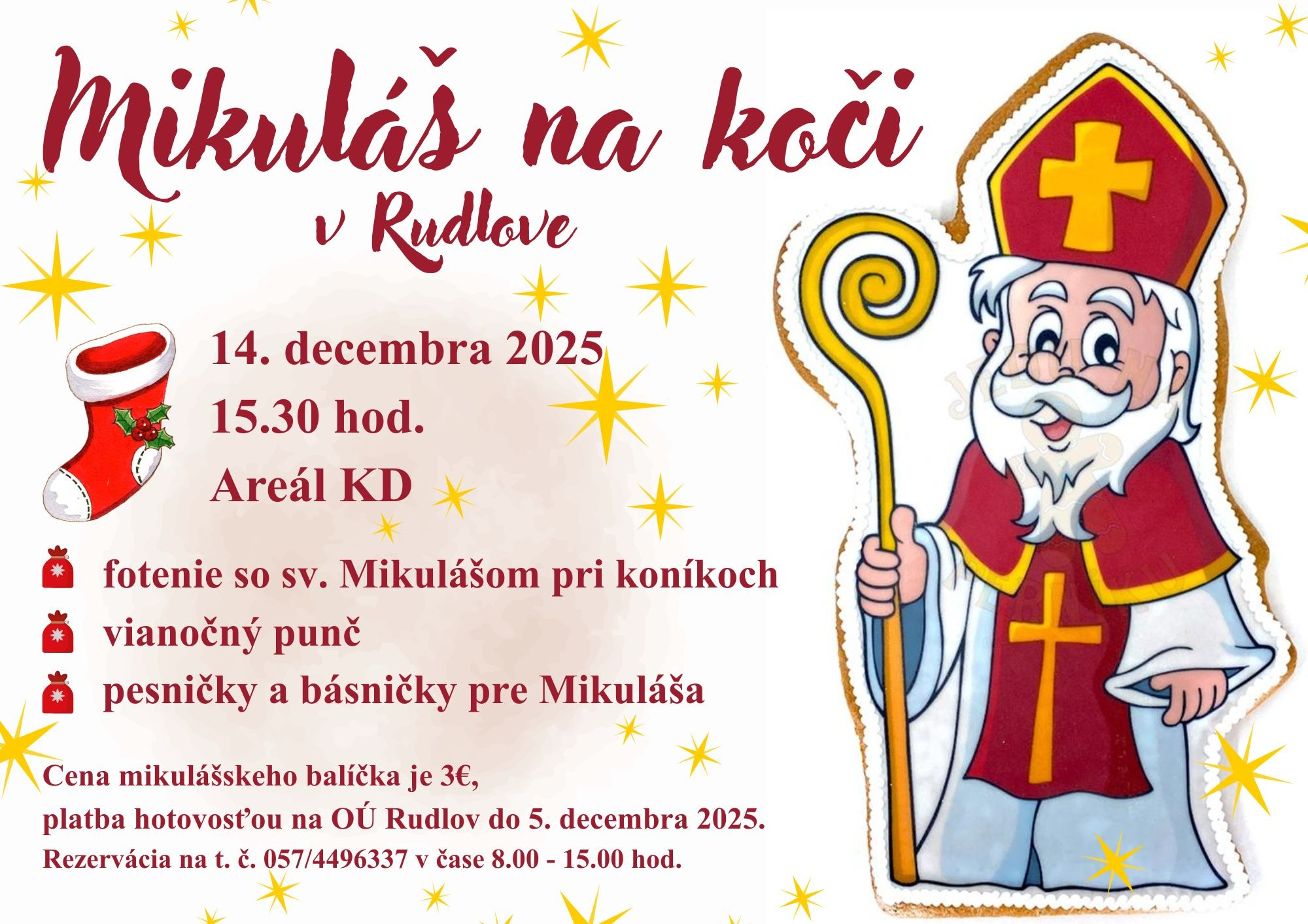 Fotka - Mikuláš na koči