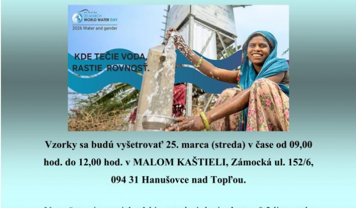 Fotka - Svetový deň vody - 2026